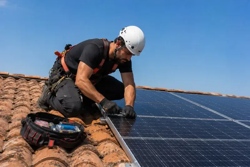 Maintenance et monitoring de panneaux solaires à Générargues